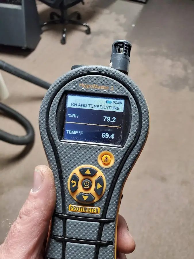 Moisture meter humidity assessment for Fire & Smoke Damage Restoration in Yorktown